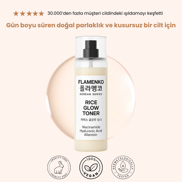Rice Glow Toner - Beyazlatıcı Aydınlatıcı Leke Karşıtı Nemlendirici Tonik